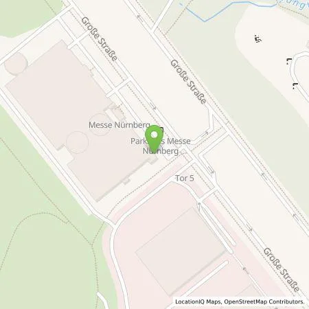 Standortübersicht der Tankstelle NürnbergMesse GmbH in 90471 Nürnberg