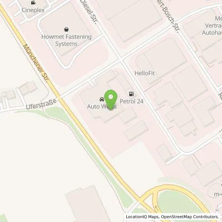 Standortübersicht der Tankstelle Auto Weiss GmbH & Co. KG in 86551 Aichach