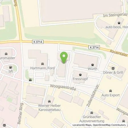 Standortübersicht der Tankstelle Ungeheuer Automobile GmbH in 76437 Rastatt