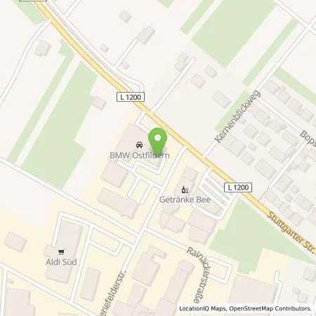 Standortübersicht der Tankstelle Autohaus Entenmann GmbH & Co. KG in 73230 Kirchheim/Teck