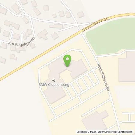 Standortübersicht der Tankstelle Cloppenburg GmbH in 91522 Ansbach