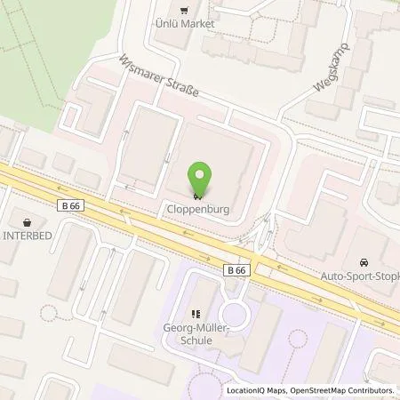 Standortübersicht der Tankstelle Cloppenburg GmbH in 33605 Bielefeld