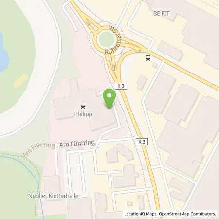 Standortübersicht der Tankstelle Philipp Automobile GmbH in 45478 Mülheim a.d. Ruhr