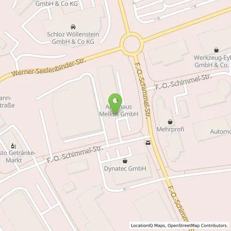 Standortübersicht der Tankstelle Autohaus Melkus GmbH in 09120 Chemnitz