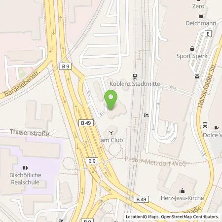 Standortübersicht der Tankstelle HANKO Kraftfahrzeughandel GmbH in 56073 Koblenz