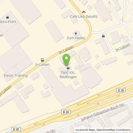 Standortübersicht der Tankstelle Immobilien Balaj GmbH in 72766 Reutlingen