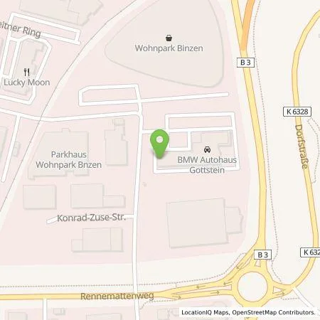 Standortübersicht der Tankstelle Gottstein GmbH Automobile + Motorräder in 79589 Binzen