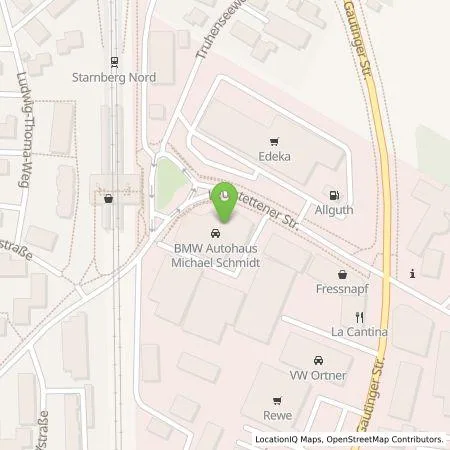 Standortübersicht der Tankstelle Autohaus Michael Schmidt GmbH in 82319 Starnberg