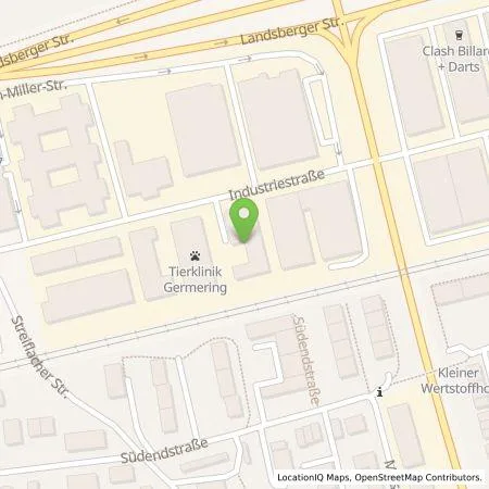 Standortübersicht der Tankstelle Autohaus Michael Schmidt GmbH in 82110 Germering