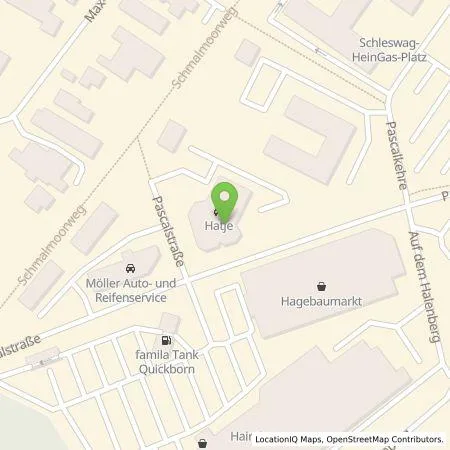 Standortübersicht der Tankstelle May & Olde GmbH in 25451 Quickborn