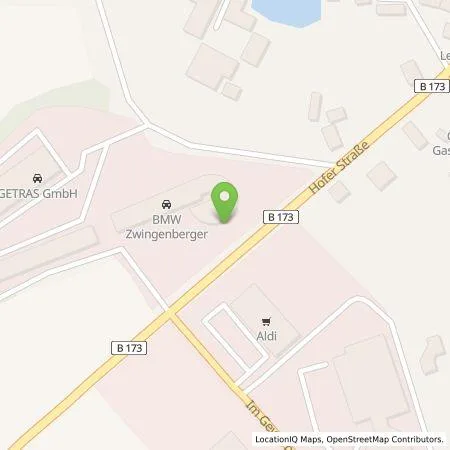 Standortübersicht der Tankstelle Autohaus Zwingenberger in 09355 Gersdorf