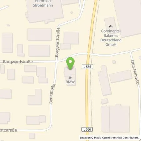 Standortübersicht der Tankstelle Autohaus Cyran GmbH in 48599 Gronau