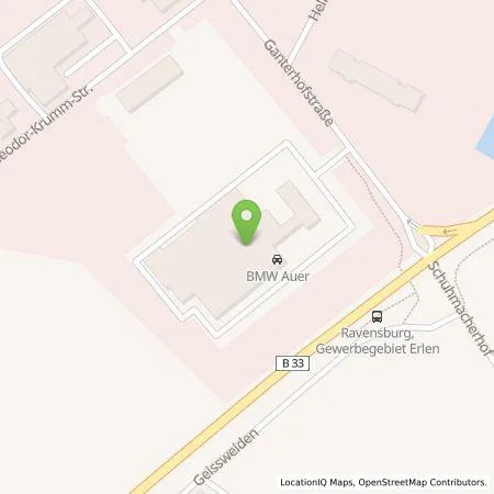 Standortübersicht der Tankstelle Auer Gruppe GmbH in 88213 Ravensburg