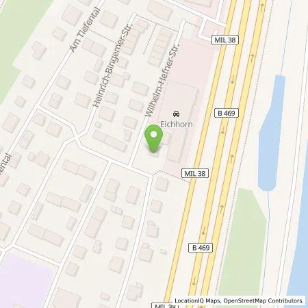 Standortübersicht der Tankstelle Autohaus Heermann und Rhein GmbH in 63785 Obernburg