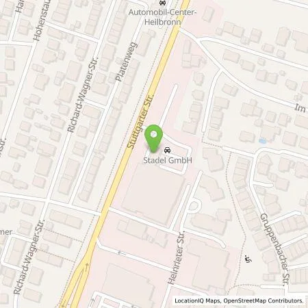 Standortübersicht der Tankstelle Autohaus Heermann und Rhein GmbH in 74074 Heilbronn