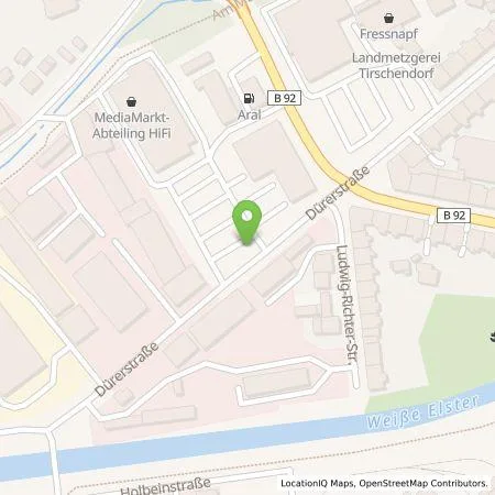 Standortübersicht der Tankstelle Stadtwerke - Strom Plauen GmbH & Co. KG in 08527 Plauen