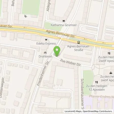 Standortübersicht der Tankstelle SWM Versorgungs GmbH in 80686 München