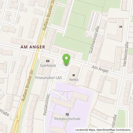 Standortübersicht der Tankstelle EDE - Energiedienst Erlangen GmbH in 91052 Erlangen