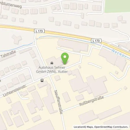 Standortübersicht der Tankstelle Autohaus Sehner GmbH & Co. KG ZwNl. Hafengarage in 78056 Villingen-Schwenningen