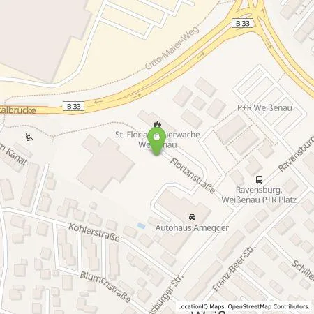 Standortübersicht der Tankstelle Autohaus Sehner GmbH & Co. KG ZwNl. Hafengarage in 88214 Ravensburg