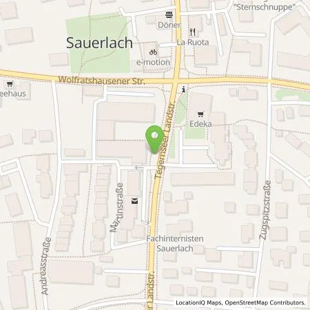 Standortübersicht der Tankstelle eze.network GmbH in 82054 Sauerlach