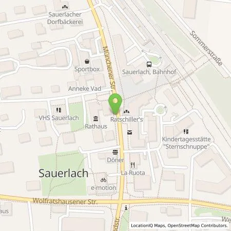 Standortübersicht der Tankstelle eze.network GmbH in 82054 Sauerlach