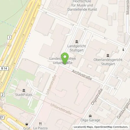 Standortübersicht der Tankstelle eze.network GmbH in 70821 Stuttgart-Mitte