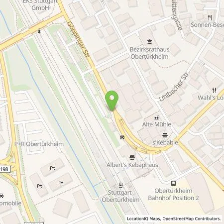 Standortübersicht der Tankstelle eze.network GmbH in 70329 Stuttgart