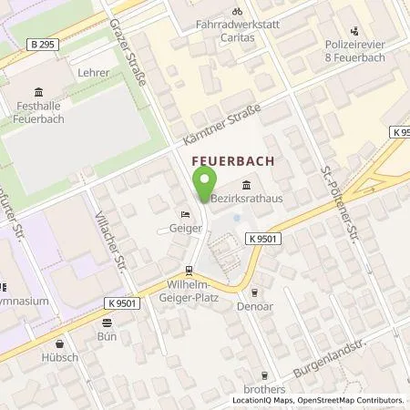 Standortübersicht der Tankstelle eze.network GmbH in 70496 Stuttgart