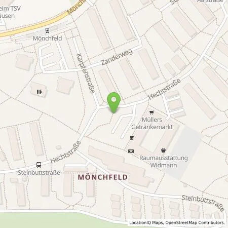 Standortübersicht der Tankstelle eze.network GmbH in 70378 Stuttgart