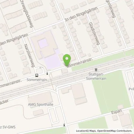 Standortübersicht der Tankstelle eze.network GmbH in 70374 Stuttgart