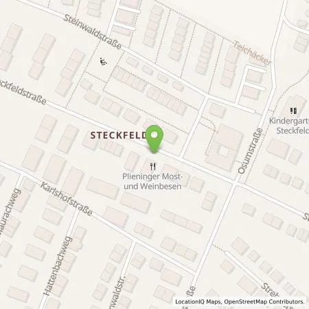 Standortübersicht der Tankstelle eze.network GmbH in 70599 Stuttgart