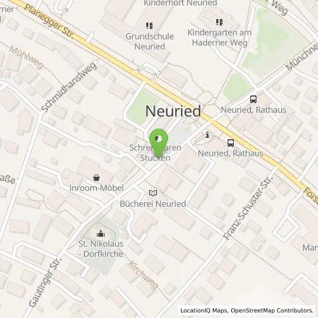 Standortübersicht der Tankstelle eze.network GmbH in 82061 Neuried