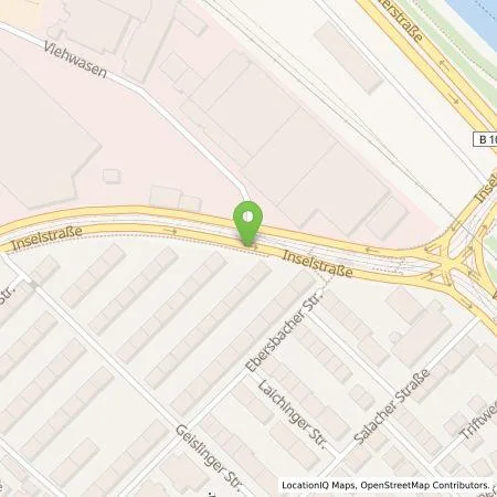 Standortübersicht der Tankstelle eze.network GmbH in 70327 Stuttgart