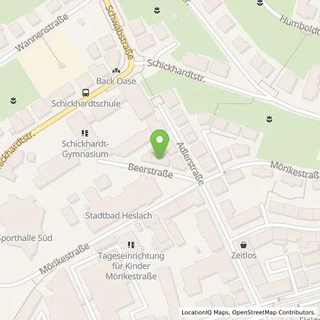 Standortübersicht der Tankstelle eze.network GmbH in 70199 Stuttgart