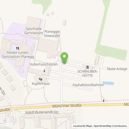 Standortübersicht der Tankstelle eze.network GmbH in 82152 Planegg