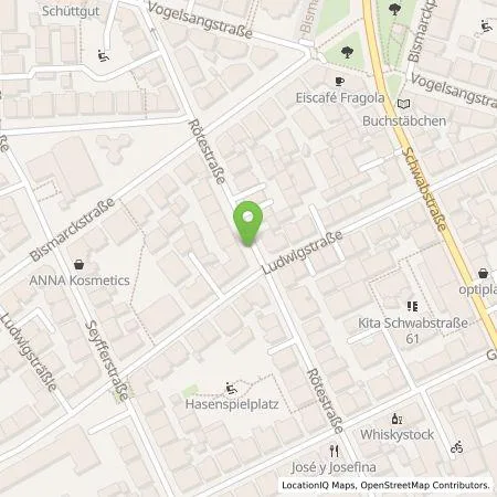 Standortübersicht der Tankstelle eze.network GmbH in 70197 Stuttgart