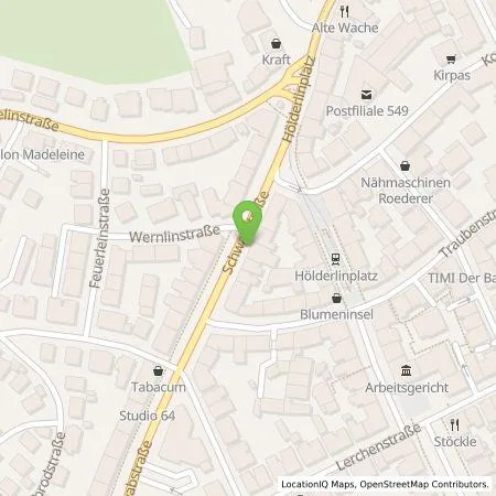 Standortübersicht der Tankstelle eze.network GmbH in 70193 Stuttgart