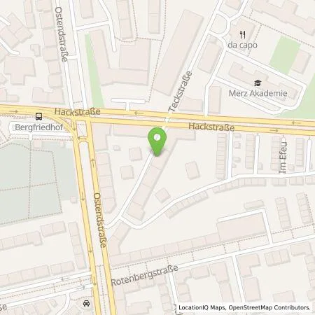 Standortübersicht der Tankstelle eze.network GmbH in 70188 Stuttgart