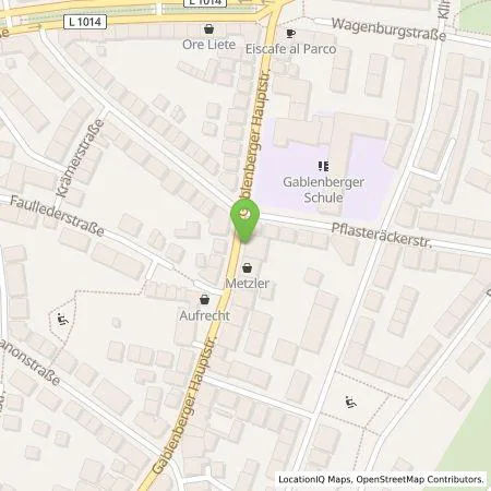 Standortübersicht der Tankstelle eze.network GmbH in 70186 Stuttgart