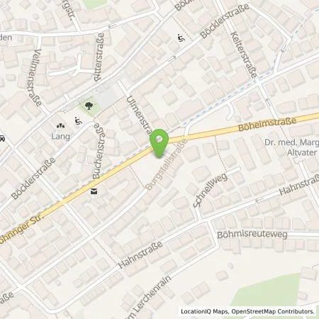 Standortübersicht der Tankstelle eze.network GmbH in 70199 Stuttgart