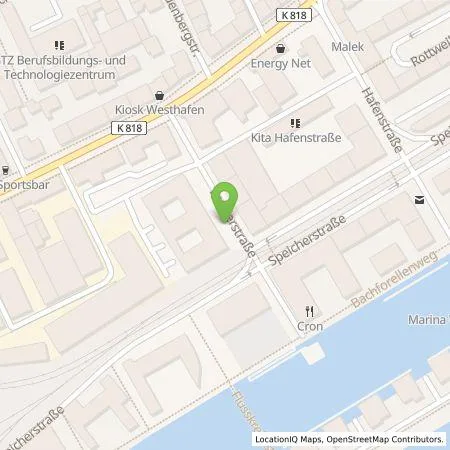 Standortübersicht der Tankstelle eze.network GmbH in 60327 Frankfurt am Main