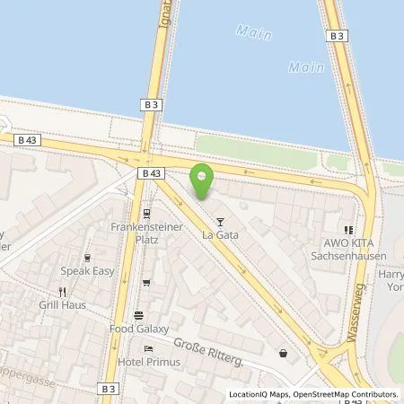 Standortübersicht der Tankstelle eze.network GmbH in 60594 Frankfurt am Main