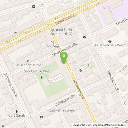 Standortübersicht der Tankstelle eze.network GmbH in 70176 Stuttgart