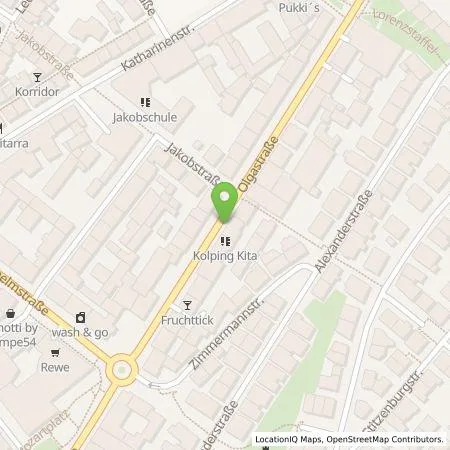 Standortübersicht der Tankstelle eze.network GmbH in 70182 Stuttgart