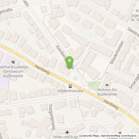 Standortübersicht der Tankstelle eze.network GmbH in 70174 Stuttgart