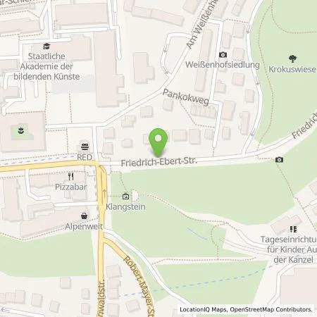 Standortübersicht der Tankstelle eze.network GmbH in 70191 Stuttgart