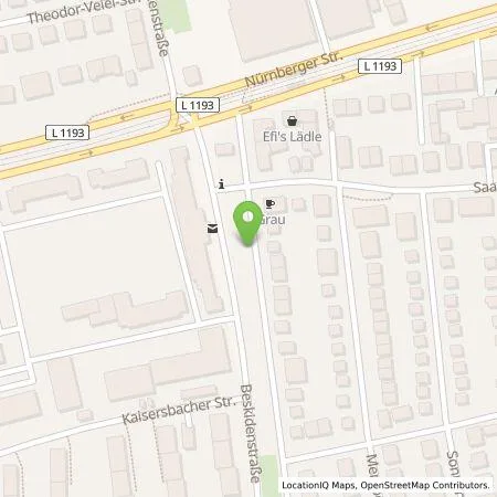 Standortübersicht der Tankstelle eze.network GmbH in 70374 Stuttgart