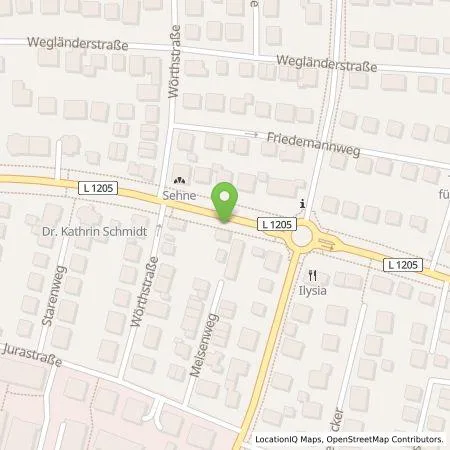 Standortübersicht der Tankstelle eze.network GmbH in 70563 Stuttgart