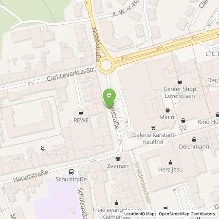 Standortübersicht der Tankstelle eze.network GmbH in 51373 Leverkusen